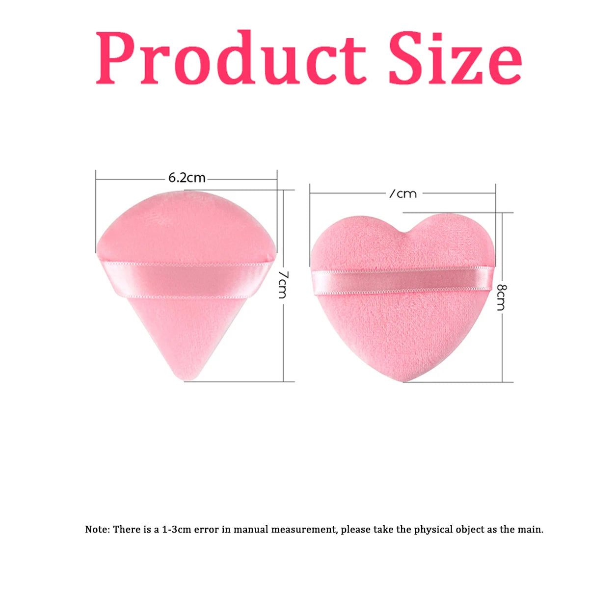 20/30Pcs Triangle Velvet Powder Puff – Våt & Torr användning Makeup Sponge för Foundation, Cosmetics, och Beauty Blending