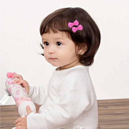 1.2 Inches Mini Hår Bows med clips - fasta färger Hårgrepp för barn & Baby Girl