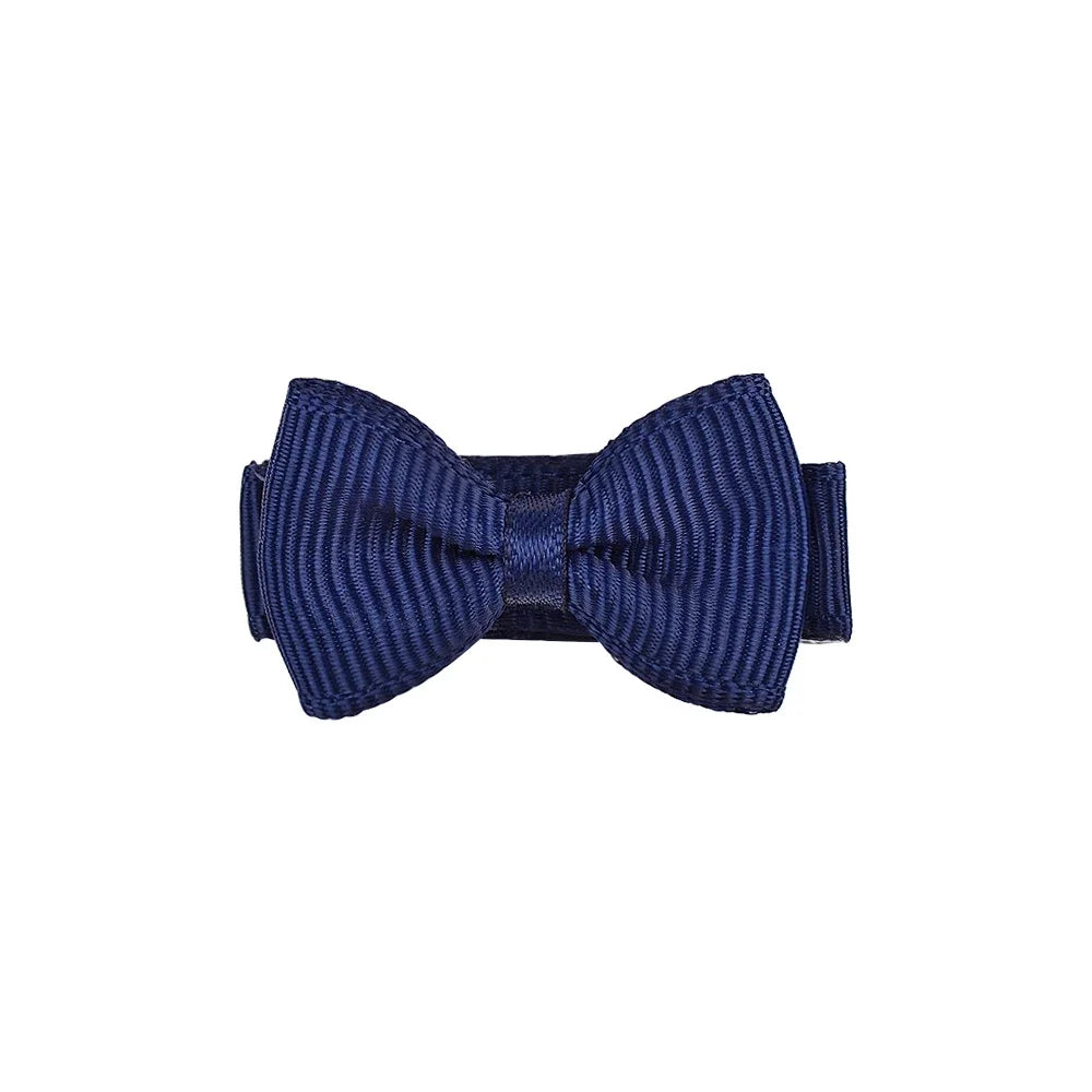 1.2 Inches Mini Hår Bows med clips - fasta färger Hårgrepp för barn & Baby Girl