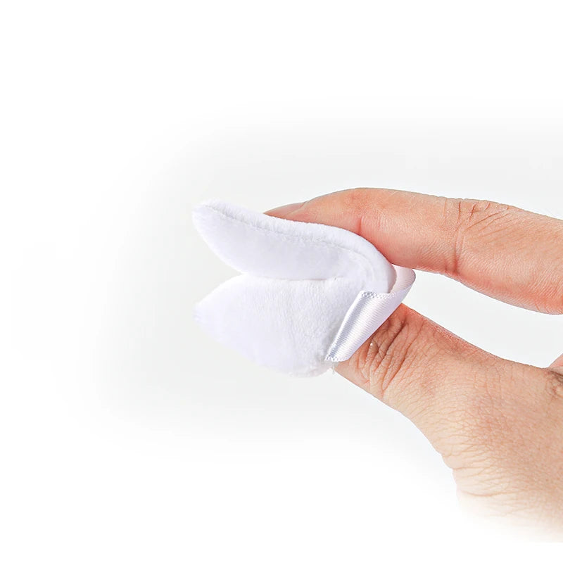 SHIDSIHANGPIN Triangle Velvet Powder Puff – Återanvändbart ansikte Kosmetisk Sponge, Mini Cotton Makeup Puff för Foundation, ögonskugga och skönhetsverktyg (1/2/3/6st)