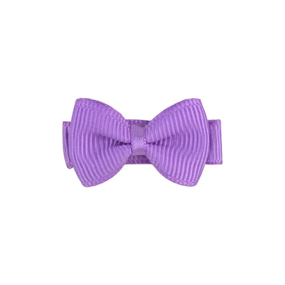 1.2 Inches Mini Hår Bows med clips - fasta färger Hårgrepp för barn & Baby Girl