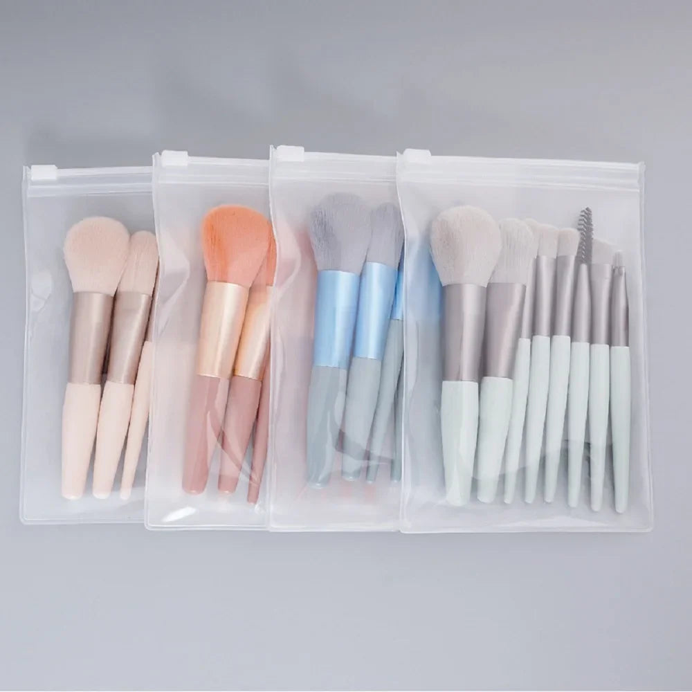 8Pcs Makeup Brush Set Makeup Concealer Brush Blush Loose Powder Brush Eye Shadow Highlighter Foundation Brush Beauty Tools