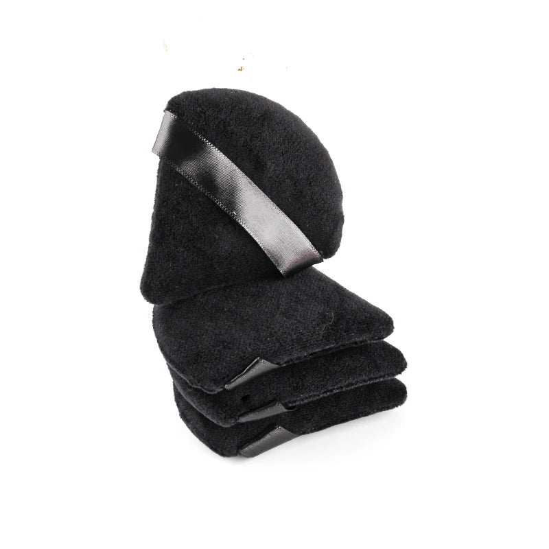 SHIDSIHANGPIN Triangle Velvet Powder Puff – Återanvändbart ansikte Kosmetisk Sponge, Mini Cotton Makeup Puff för Foundation, ögonskugga och skönhetsverktyg (1/2/3/6st)