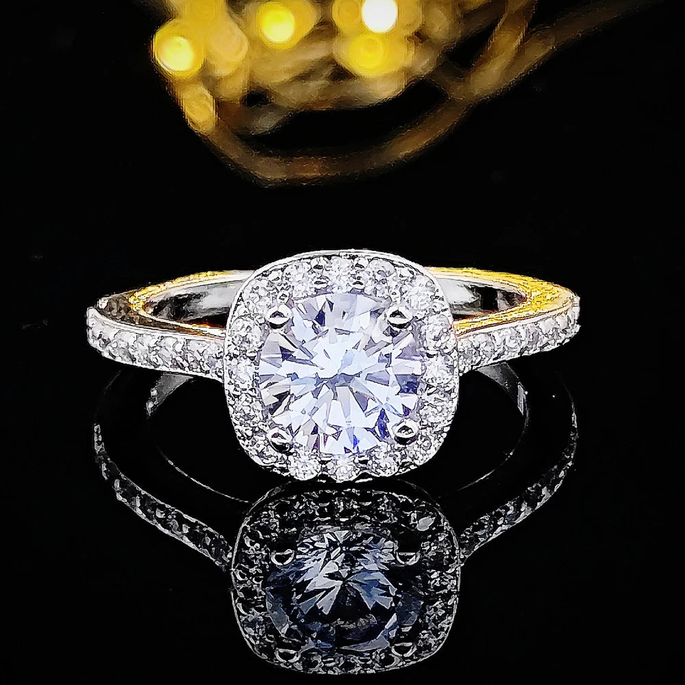 Moonso Lyxiga Kudde Silver Färg Engagemang Ring för kvinnor – Elegant Zircon Designer Smycken gåva R5604