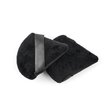 SHIDSIHANGPIN Triangle Velvet Powder Puff – Återanvändbart ansikte Kosmetisk Sponge, Mini Cotton Makeup Puff för Foundation, ögonskugga och skönhetsverktyg (1/2/3/6st)