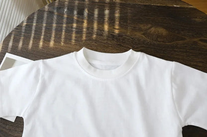 2-10Y Barnens Pure Cotton Short Sleeve Pullover T-Shirt – Baby Pojkar & Flickor Sommar Toppar