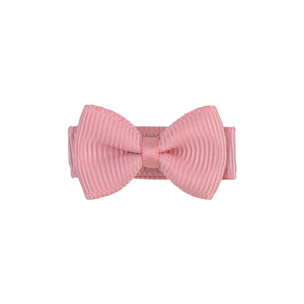1.2 Inches Mini Hår Bows med clips - fasta färger Hårgrepp för barn & Baby Girl