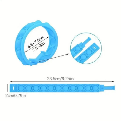 12/24/36PCS Silikon Färgglada Bubble Wristband - Barn Fest Favoriter, Födelsedag Gåvor, Bröllop Souvenirer, Karneval & Semester Armband