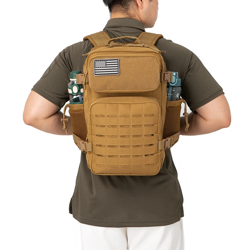 25L Taktisk Ryggsäck - Utomhus MOLLE ryggsäck för Fitness, Vandring & EDC