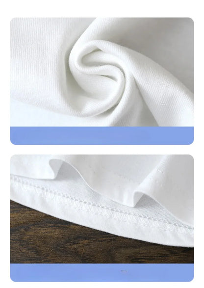 2-10Y Barnens Pure Cotton Short Sleeve Pullover T-Shirt – Baby Pojkar & Flickor Sommar Toppar